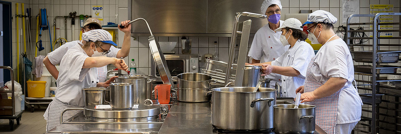 Die Hausküche des BRK Seniorenheims St. Martin in Gangkofen